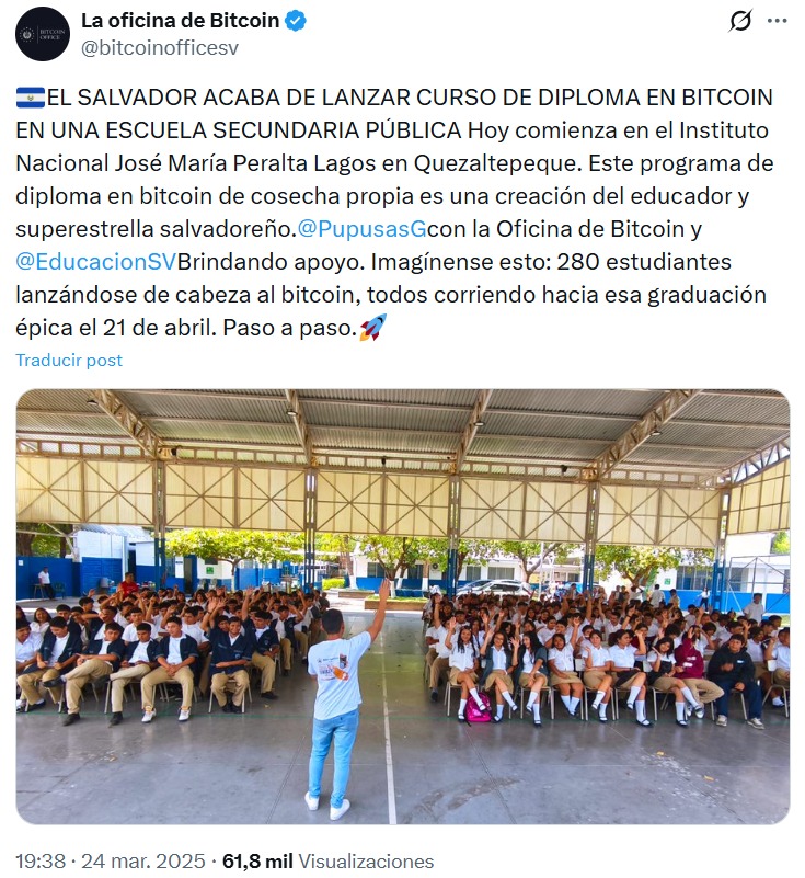 Students from El Salvador participate in a diploma course on BTC.