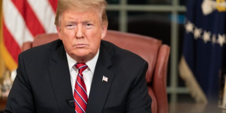 Fotografía del presidente estadounidense Donald Trump.