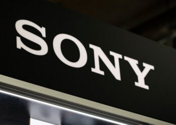 Fotografía del logo de Sony.
