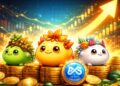 Imagen ilustrativa del juego Axie Infinity, basado en tecnologรญa blockchain.