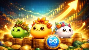 Imagen ilustrativa del juego Axie Infinity, basado en tecnología blockchain.