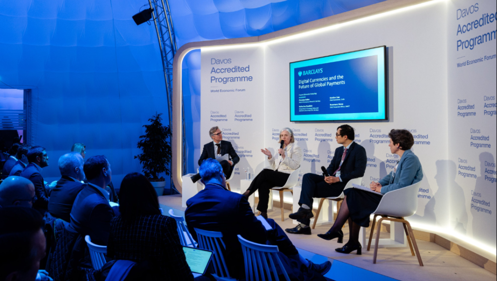 Representantes de Barclays y Circle hablaron en Davos sobre el futuro de las criptomonedas en los pagos globales.