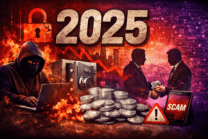 Imagen de un hacker de criptomonedas.