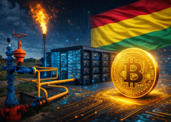 Un centro de minería de Bitcoin conectado a una operación de extracción de gas natural.