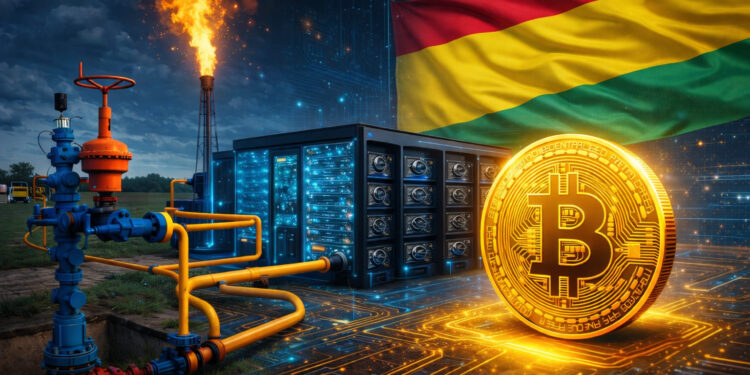 Un centro de minería de Bitcoin conectado a una operación de extracción de gas natural.