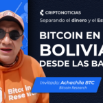 Portada de Separando el Dinero y el Estado con AchachilaBTC de BitcoinResearch Bolivia.