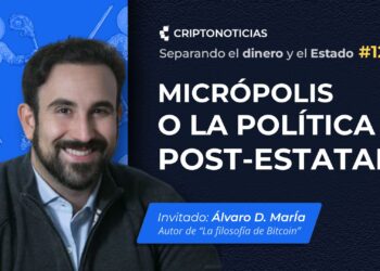 Portada de Separando el Dinero y el Estado con Álvaro D. María.