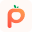 Peach bitcoin logo