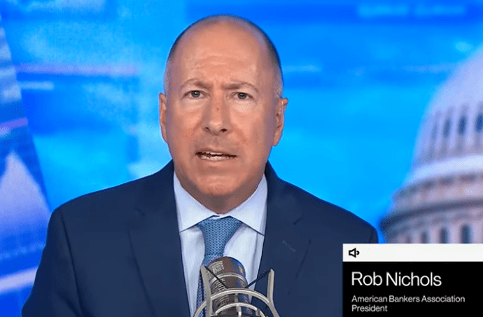 Foto de Rob Nichols, presidente de la American Bankers Association de Estados Unidos.