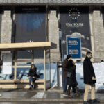 Una iglesia suiza que Estados Unidos usa como su casa en Davos 2026.