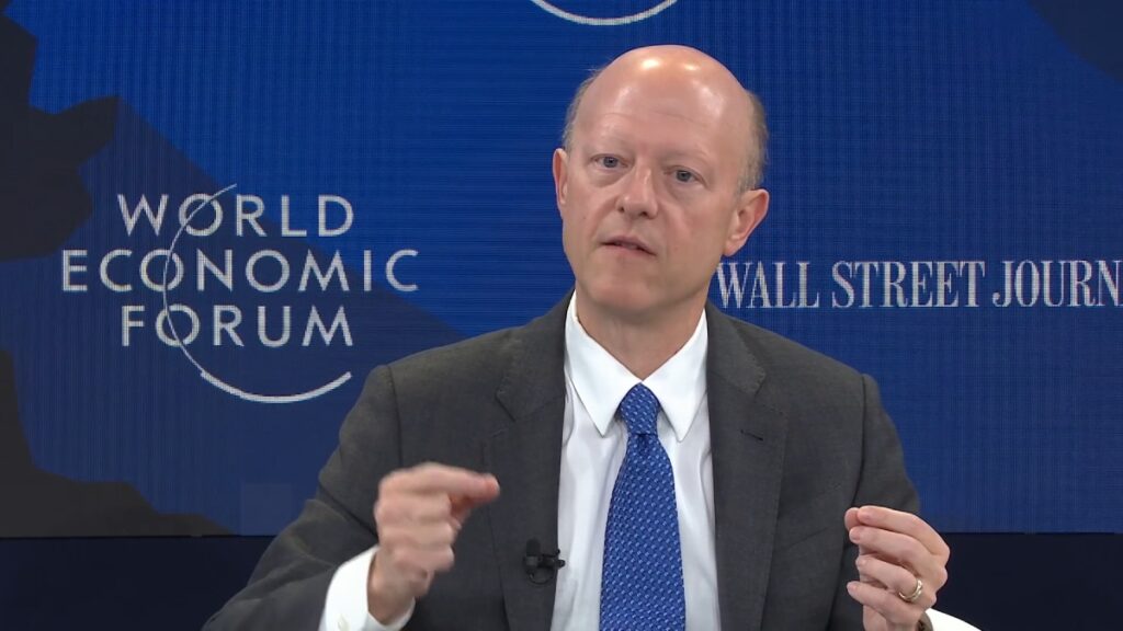 Fotografía de Jeremy Allaire, CEO de Circle, durante el Foro Económico Mundial.