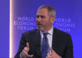 Brad Garlinhouse, CEO de Ripple Labs, en Davos.