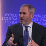 Brad Garlinhouse, CEO de Ripple Labs, en Davos.