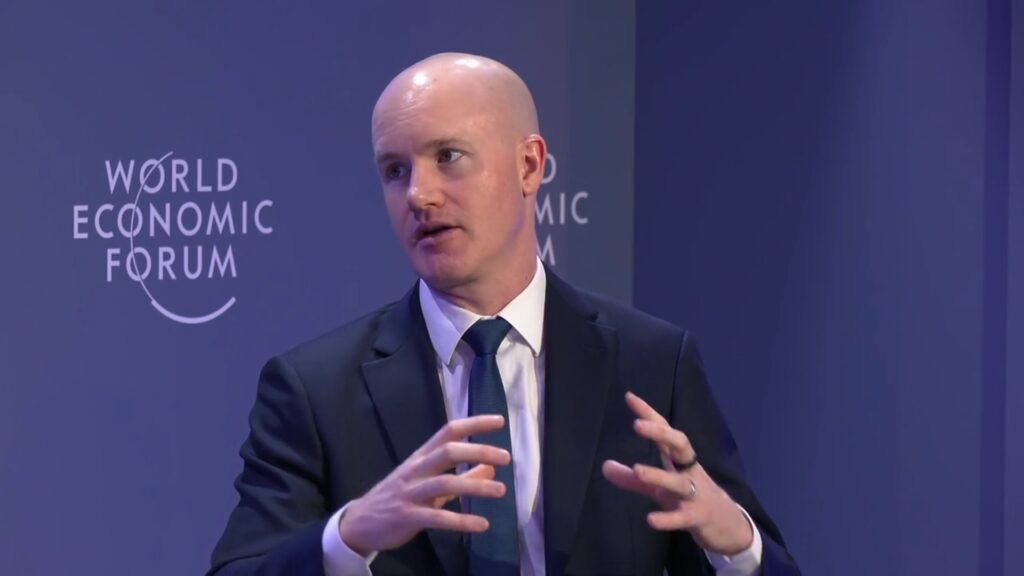 Fotografía de Brian Armstrong, CEO de Coinbase.