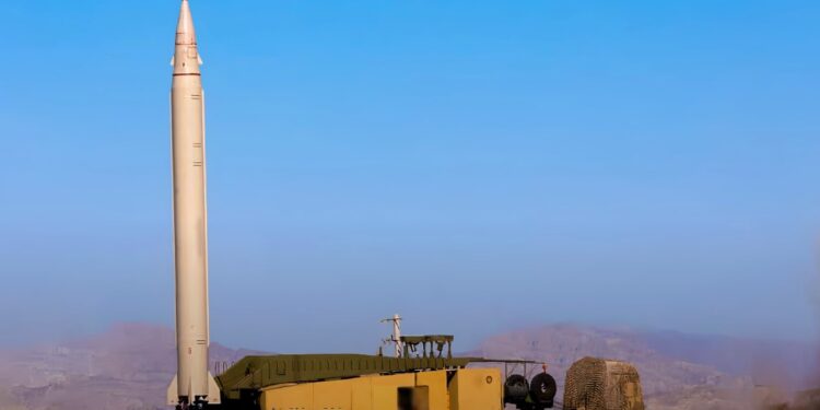 Fotografía de uno de los misiles en venta de Irán.