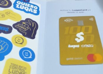 Fotografía de la Luqas Card.