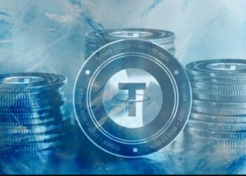 Monedas físicas de USDT congeladas.
