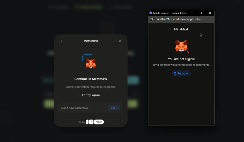 Captura de pantalla de un video publicado por un investigador sobre una estafa con wallets de criptomonedas.