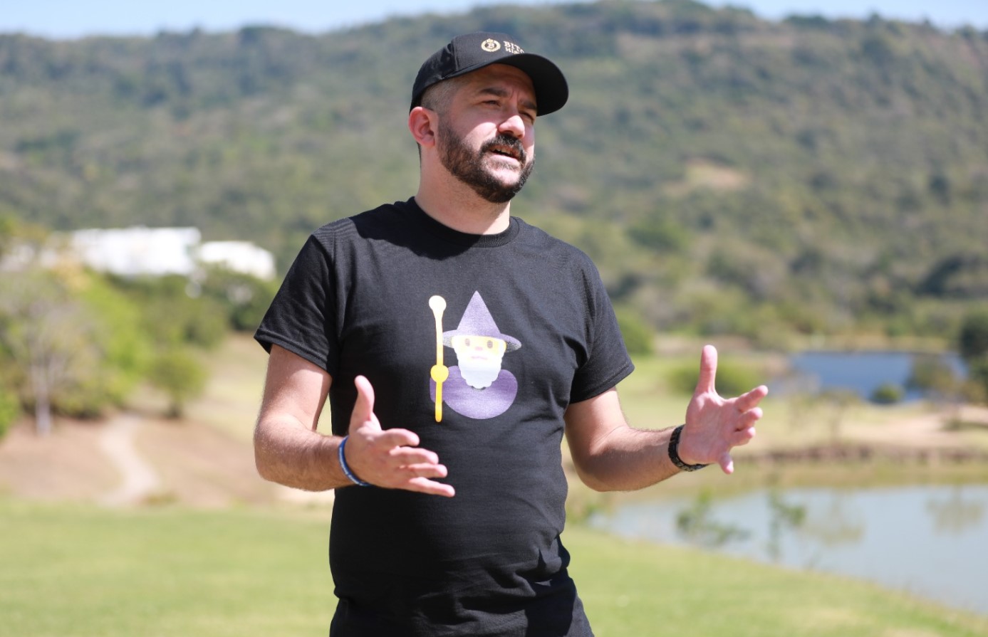 Fotografía de Wiz, CEO de Mempool.space.