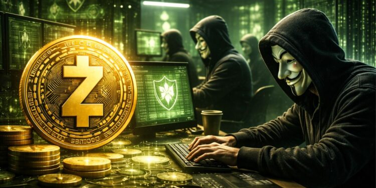 Personas operando transacciones blindadas de Zcash.