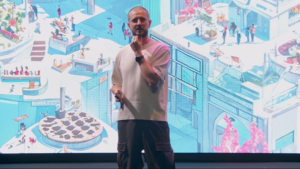 Captura de pantalla de una conferencia de Tomasz Stańczak en la Devconnect Argentina.