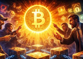 Personas discutiendo sobre el desarrollo de Bitcoin.