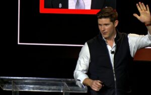 Jeff Walton de Strive exponiendo en Vitcoin for Corporations 2026.