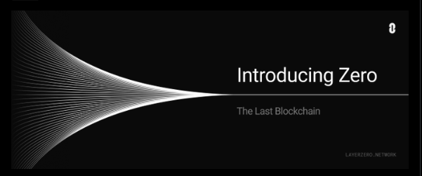 Captura de pantall del anuncio del lanzamiento de la red Zero, por parte del equipo LayerZero.