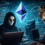Personas con máscaras operando en la red Ethereum.
