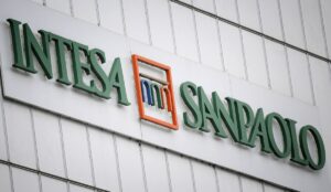 Fotograía de una oficina de Intesa Sanpaolo.