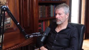 Fotografía del presidente de Strategy, Michael Saylor.