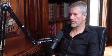 Fotografía del presidente de Strategy, Michael Saylor.