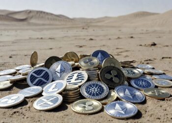 criptomonedas y detrás un desierto inóspito