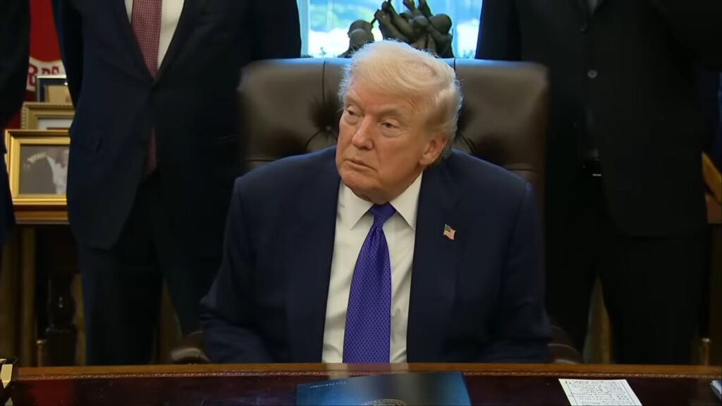 Fotografía del presidente estadounidense Donald Trump.