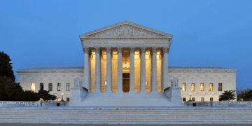 Edificio de la Corte Suprema de Estados Unidos.