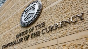 Fotografía de la sede de la OCC de Estados Unidos.