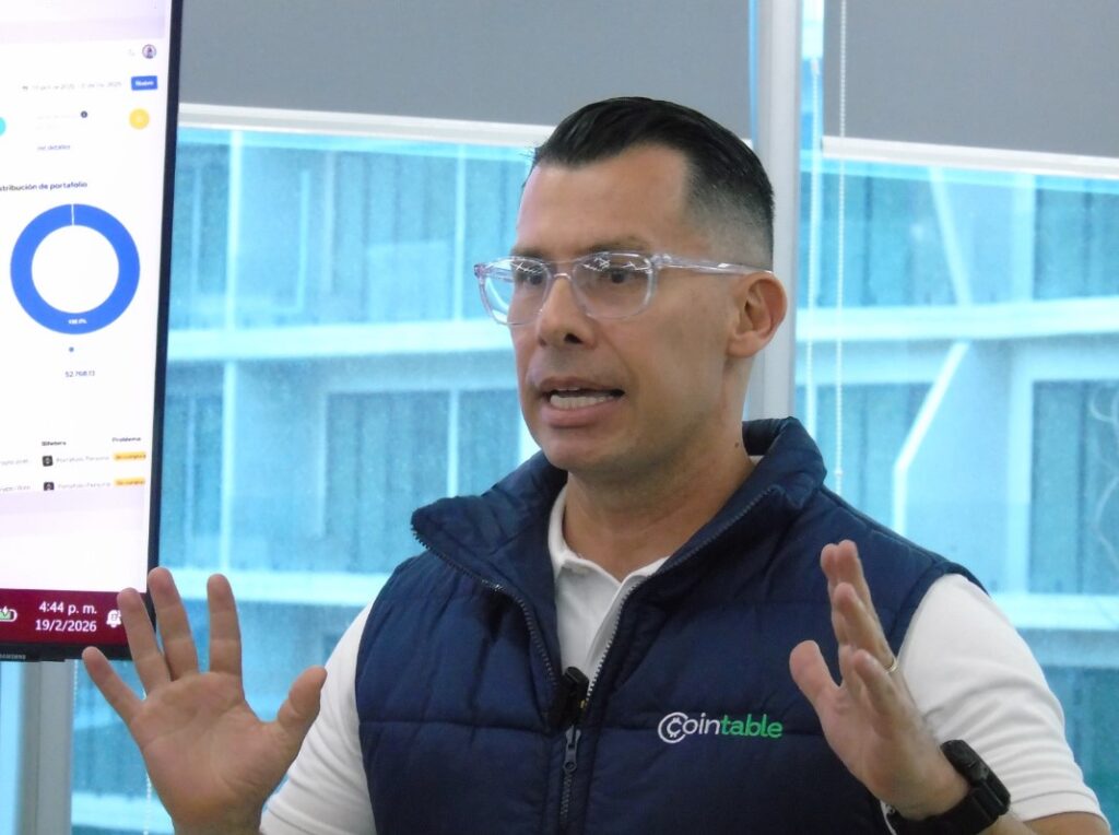 Fotografía de Jan Domínguez, CEO de Cointable.