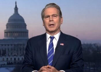 Fotografia del secretario del Tesoro de EE. UU., Scott Bessent.