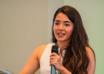 Fotografía a Ana Belén González, fundadora de Ethereum México.