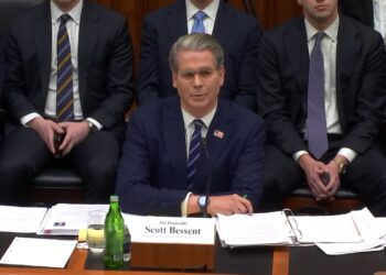 Fotografía del secretario del Tesoro, Scott Bessent.