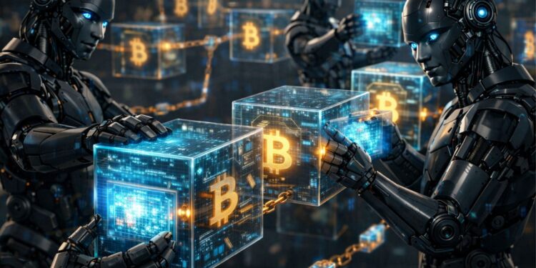 Agentes de inteligencia artificial operando en la red Bitcoin.