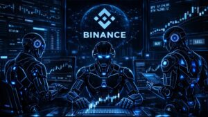 Robots de IA operando en el exchange Binance.