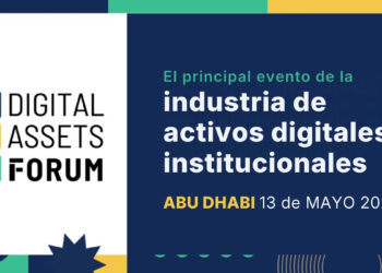 Digital Assets Forum, banner promocional del evento de activos digitales institucionales en Abu Dfabi el 13 de Mayo de 2026