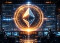 El staking de Ethereum es el mecanismo a través del que usuarios bloquean sus ETH para participar del consenso de la red. Fuente: Imagen generada con Grok.