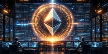 El staking de Ethereum es el mecanismo a través del que usuarios bloquean sus ETH para participar del consenso de la red. Fuente: Imagen generada con Grok.