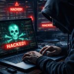 Un hacker vulnerando aplicaciones de internet.