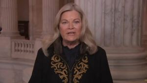 Fotografรญa de la senadora Cynthia Lummis.