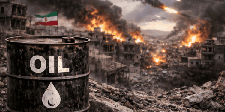 La guerra en Irán desató una crisis energética a nivel mundial. Fuente: imagen generada por CriptoNoticias mediante la inteligencia artificial de ChatGPT.