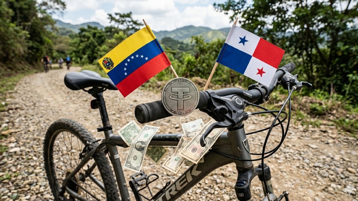 Bicicleta cambiaria de Venezuela provoca aumento de precio de USDT en Panamá