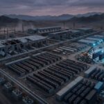 Representación de empresa de minería en decadencia y la construcción de un nuevo centro de datos.